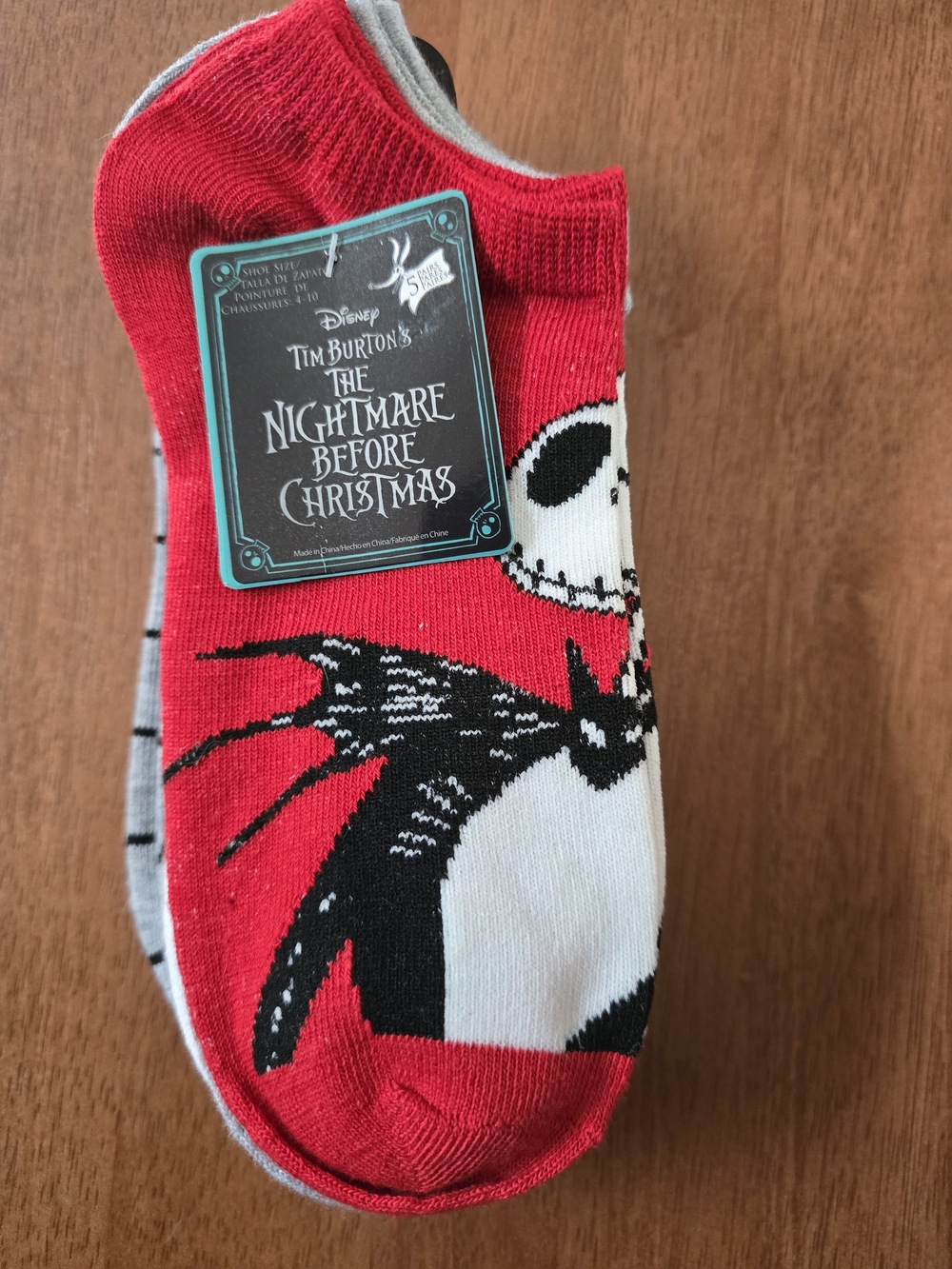 The Nightmare Before Christmas 5 Pack Of Ankle Socks